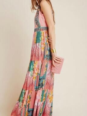 Anthropologie Bhanuni by Jyoti | Alessandra Maxi Dress | Size 4